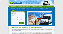 Desktop Screenshot of irishvanrentals.com